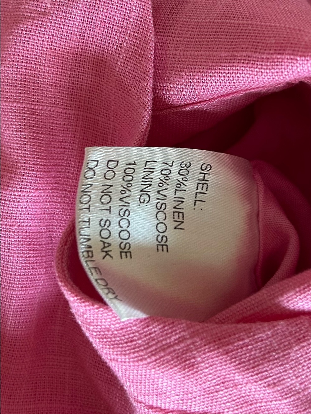 Petal & Pup MVN Femme Jumpsuit Size 0 Pink Linen Blend Wide Leg NEW With Tags - Picture 11 of 16